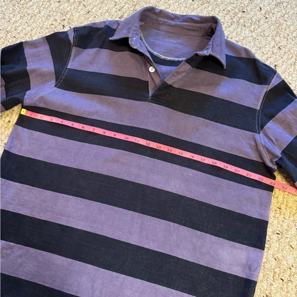 *3 for $9* Purple Striped Rugby Sweatshirt - Picture 6 of 12